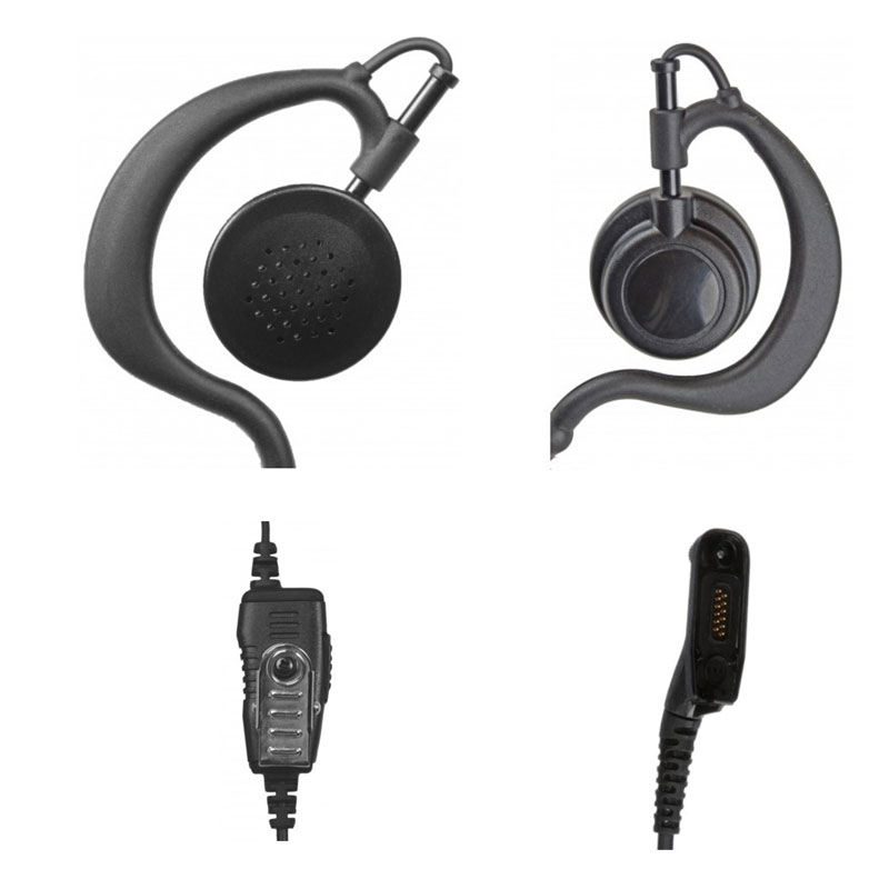 Magnum ESL-1W-M12 Swivel Ear Speaker, Mic - Motorola APX, XPR 7000