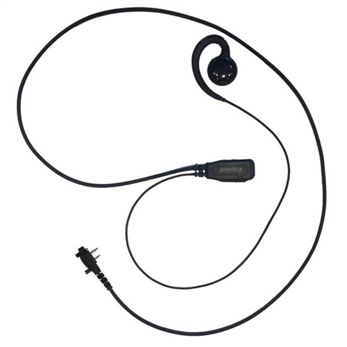 Impact I3-S1W-EH5 Swivel Earhook, Mic, PTT - Icom F4G