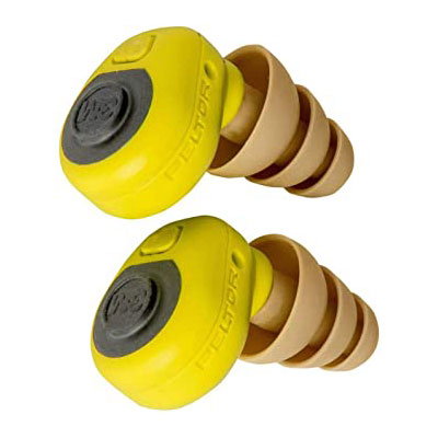 3M Peltor LEP-200 Yellow Level Dependent Electronic Earplugs
