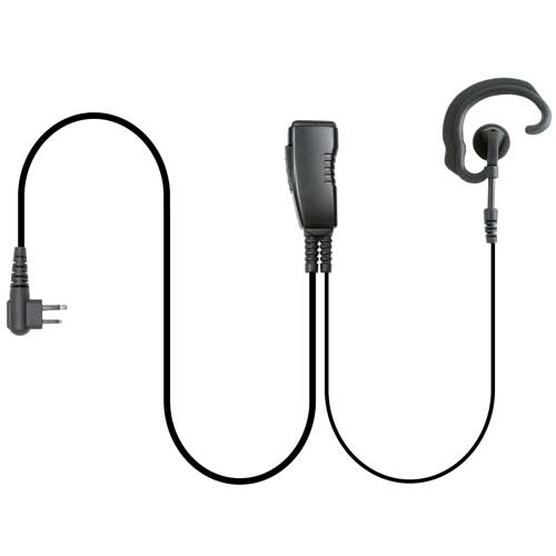 Pryme LMC-1EH-03 Earhook Speaker, Lapel Mic - Motorola BPR40, CP100d