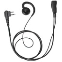 Pryme LMC-1GH-03 Swivel Earpiece, Lapel Mic - Motorola CP100d, CP200d