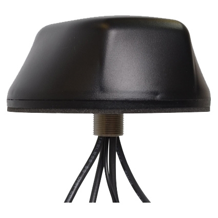 Mobile Mark LTM501 5-in-1 LTE/WiFi/GPS Antenna - Black, 15ft