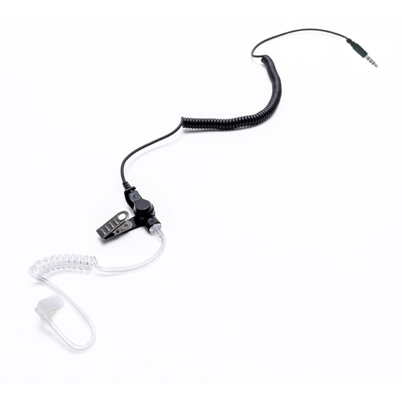 Impact M6-PLO-AT1 1-Wire Listen-Only Acoustic Tube Earpiece -3.5mm Threaded Plug