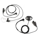 Impact M7-P2W-AT1 2-Wire Surveillance, Acoustic Tube - QD 6 Pin