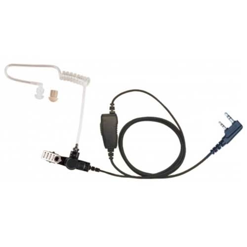 Magnum MAT-B1W-K Braided Earpiece, Tube, Mic - Kenwood 2 Pin
