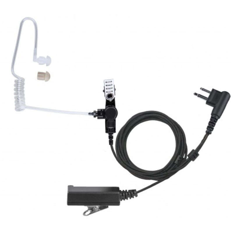 Magnum MAT-B2W-M Braided 2-Wire Earpiece, PTT, Tube - Motorola CP200d, BPR40