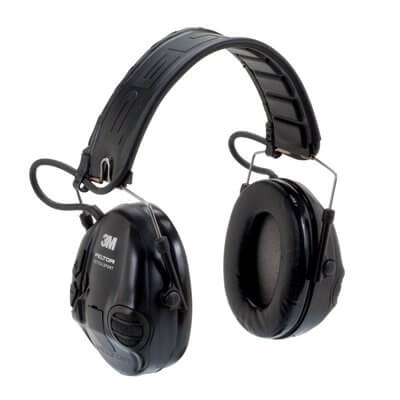 3M Peltor MT16H210F-SV Black Tactical Sport Headset