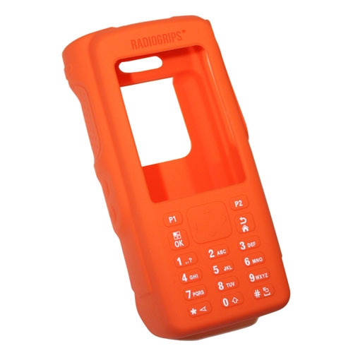 Klein Orange Silicone Grip Case - Motorola XPR 7550e Display