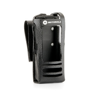 Motorola PMLN5019 Leather Case, 2.5 inch Swivel - XPR 6550
