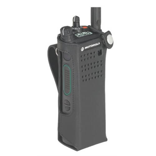 Motorola PMLN5323 Leather Case, Fixed Belt Loop - APX 7000