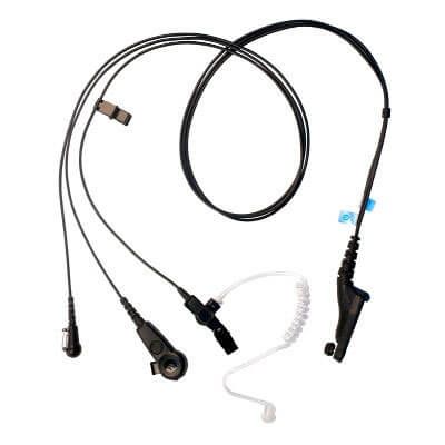 Motorola PMLN6123 Black 3 Wire Surveillance Kit, Acoustic Tube