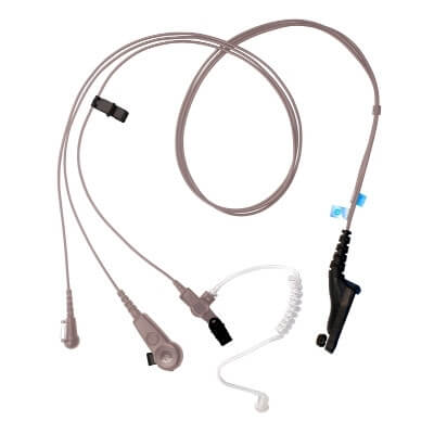Motorola PMLN6124 3-Wire Beige Surveillance Kit, Acoustic Tube