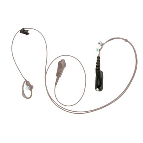 Motorola PMLN6128 2-wire Beige Surveillance Kit - APX, XPR 6/7000