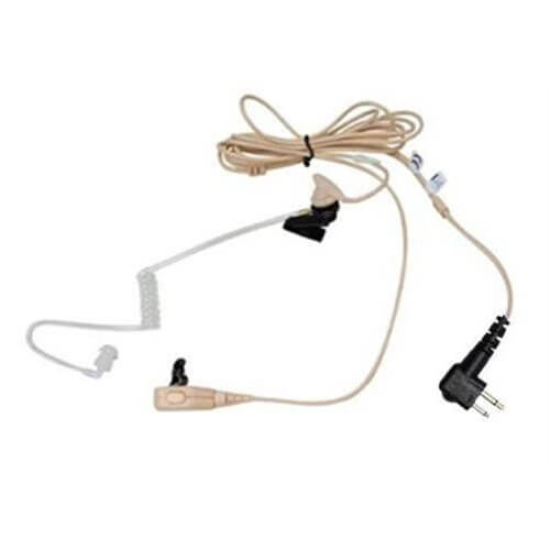 Motorola PMLN6445 Beige 2-Wire Earpiece, Mic, PTT, Tube - R2, CP100d