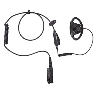 Motorola PMLN6757 Black D Style Earpiece, Mic- XPR 3300e/3500e