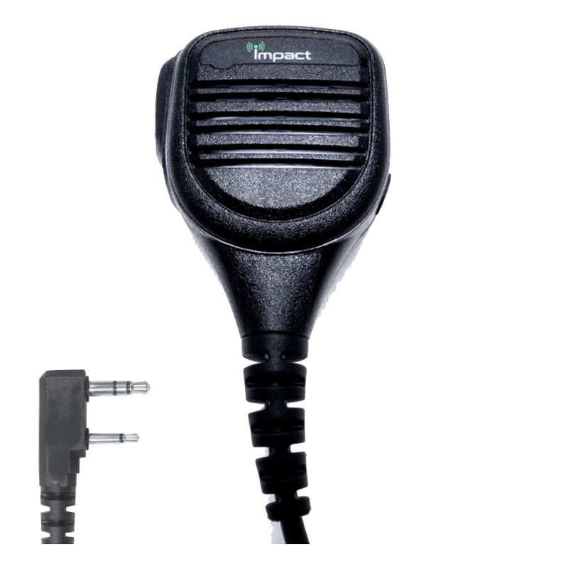 Impact K1-PRSM-HD3 Speaker-Mic, 3.5mm - Kenwood NX-P1202, NX-P1300, TK-2400, TK-3400