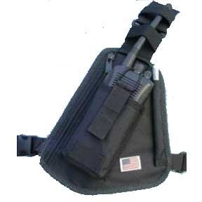CMA RCH-100 Black 3-Way Adjustable Radio Chest Harness