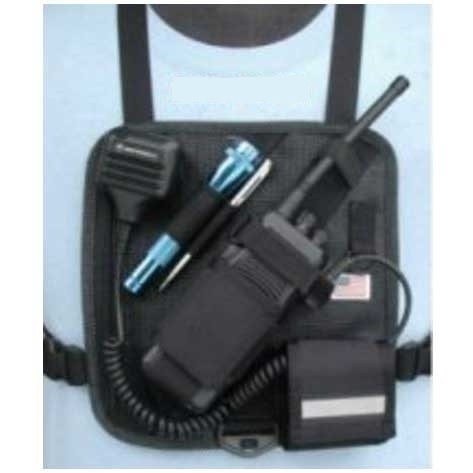 CMA RCH-201M Black Radio Chest Harness - Mesh Back