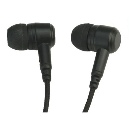 Magnum SC-2EBB Covert Dual Black Earbuds, Snap Connector