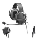 OTTO V4-11054BK NoizeBarrier TAC Headset, PTT - Motorola APX, SRX, XPR