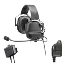 OTTO V4-11055BK NoizeBarrier TAC Headset, In-line PTT - L3Harris XG-75, XL-95P