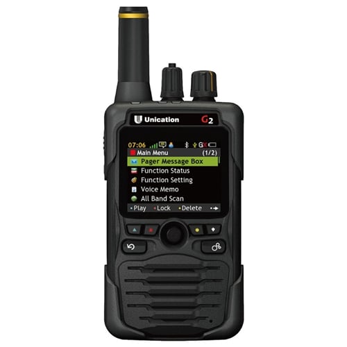 Unication G2 UHF 450-512 MHz P25 Digital Voice Pager