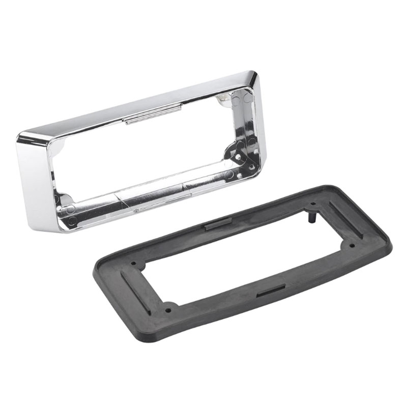 Federal Signal QL73MC QuadraFlare 7 x 3 Bezel Chrome