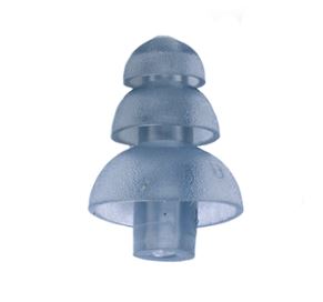 OTTO C807552 Noizebarrier Large Clear 3 Flange Tips - 10 Pack