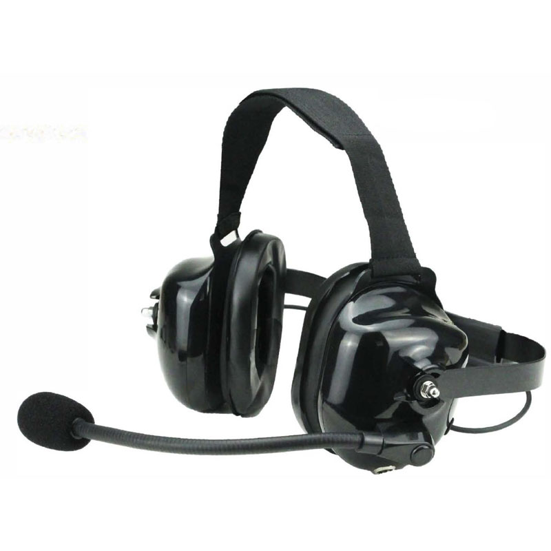 Magnum HSN5B Neckband Dual Earmuff Headset, Boom Mic