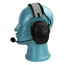 Magnum HSH3B Dual Muff Lightweight Flex Headset, Boom Mic
