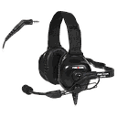 Firecom UH-52 Wired PTT Intercom/Listen-Only Radio Headset - Black PTT