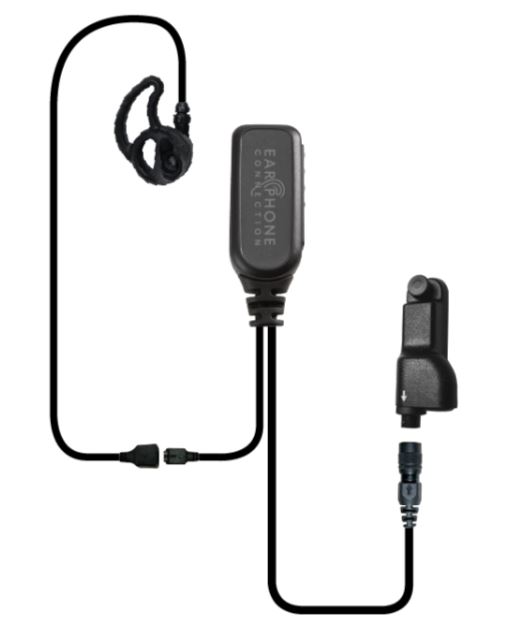 EPC EP1334EC M1 Hawk Tubeless Lapel Mic, Easy Connect - Motorola APX, XPR 7000
