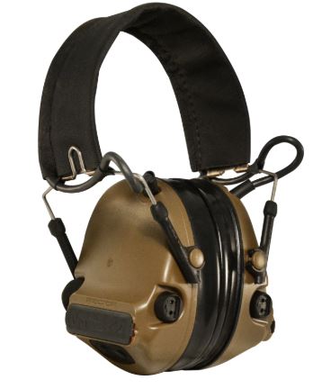 3M Peltor MT20H682FB-09 CY ComTac V Hearing Defender Headset - Brown