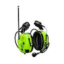 3M Peltor MT73H7P3E4D10NA GB WS LiteCom Pro III Digital 2-Way Radio Hardhat Headset - Yellow