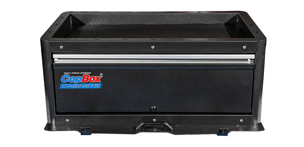 CTech T40-301 CopBox Tactical 1 Drawer Aluminum Cabinet