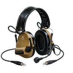 3M Peltor MT20H682FB-19N CYS ComTac VI NIB Headset - Brown Dual Comm