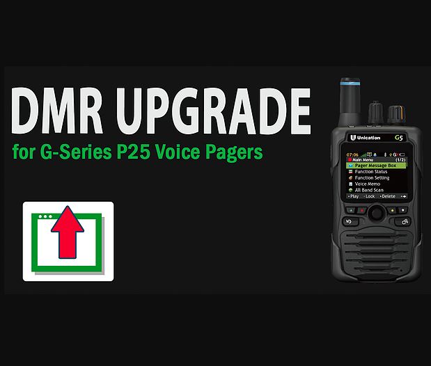 Unication DMR Upgrade Option - G2, G3, G4, G5