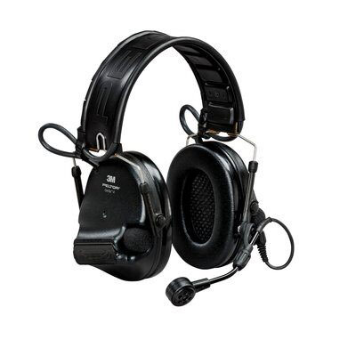 3M Peltor MT20H682FB-09N SV SWAT-Tac VI NIB Headband + ARC Hearing Defender Headset - Black