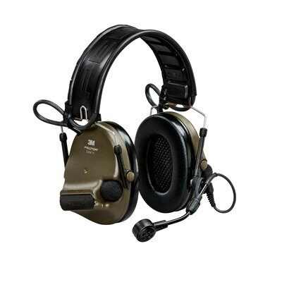 3M Peltor MT20H682FB-09N GN ComTac VI NIB Headband + ARC Headset - Green