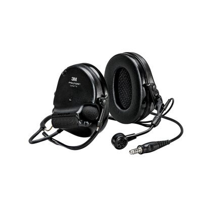 3M Peltor MT20H682BB-47N SV SWAT-Tac VI NIB Neckband Headset - Black Single Comm