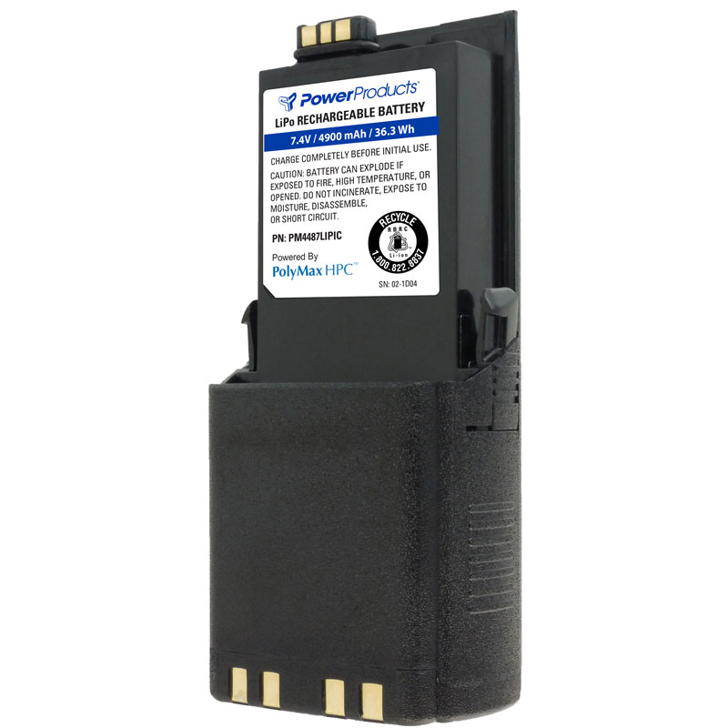 Power Products PM4487LIPIC 5100 mAh Smart Battery - Motorola APX 6000, 8000