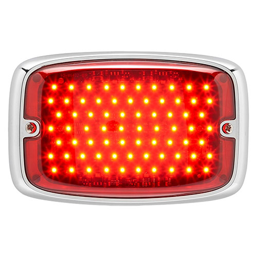 Federal Signal FR6-BTT FireRay 6" x 4" Brake/Tail/Turn LED - Red