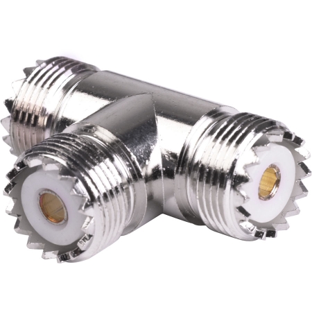 RFI RFU-534 UHF SO239 Female "T" Adapter
