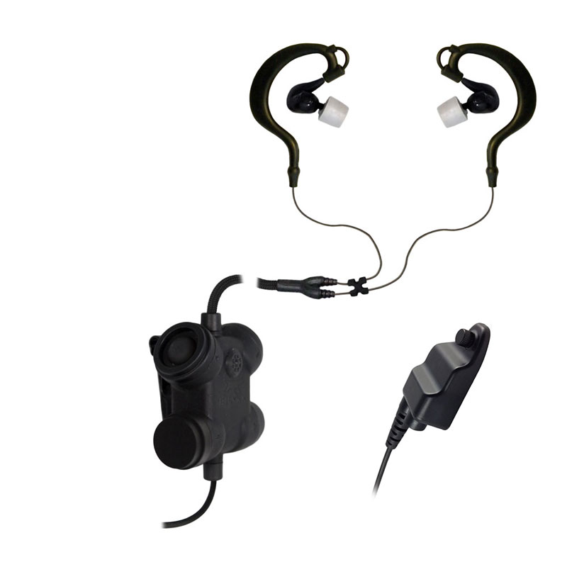 Silynx CFX2ITEB-23 Clarus FX2 Dual In-Ear Tactical Headset - L3Harris XG-75, XL-95