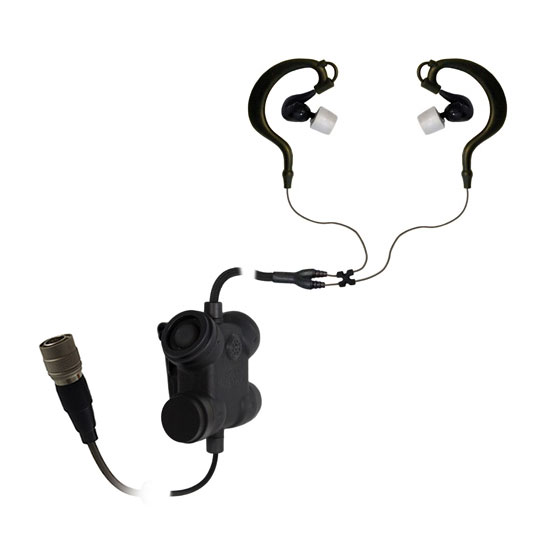 Silynx CFX2ITEB-16 Clarus FX2 Smart Tactical Headset - 6-Pin QD Hirose