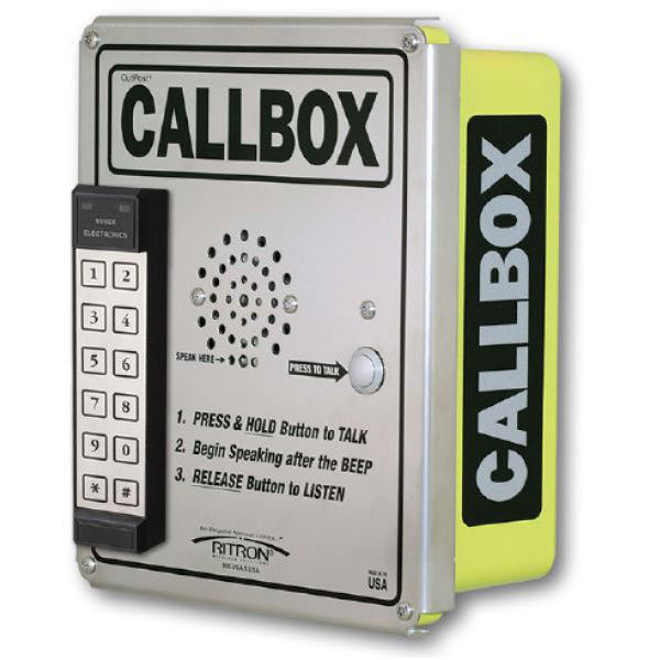 Ritron XT Callbox with Entry Keypad - Analog