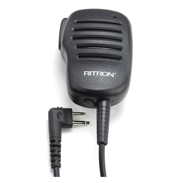 Ritron RSM-10X Remote Speaker-Mic, Swivel Clip - NT, PR Series