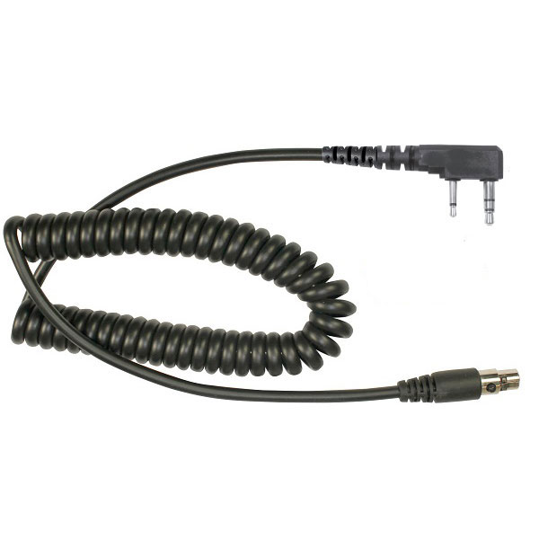 Pryme MC-EM01 Headset Adapter Cable - Kenwood 2-Pin