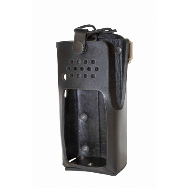 Boston Leather 5760RCXB-1 Custom Radio Case - BK KNG-P150, KAA0101 Battery