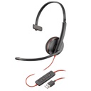 Poly Plantronics Blackwire 3200 Series Corded UC Headset